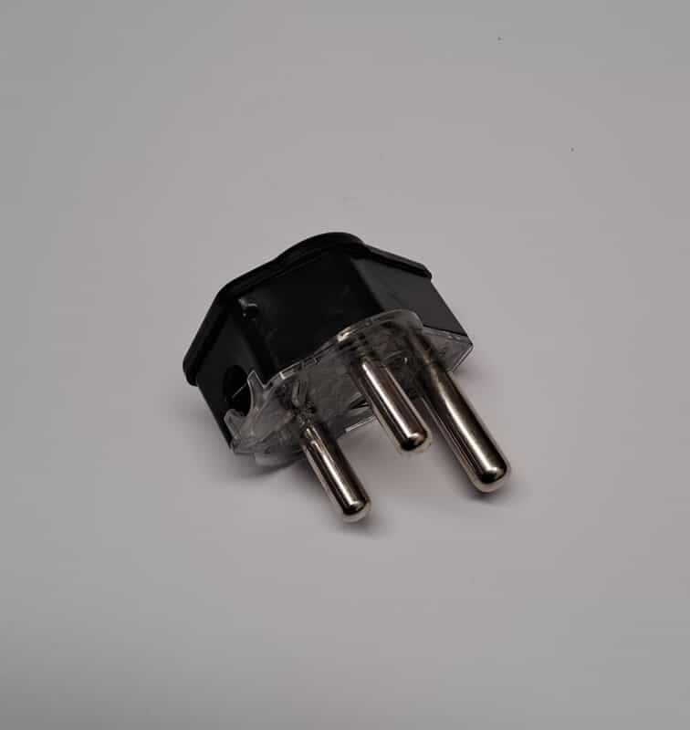 Plug top 3 pin rubber h/d