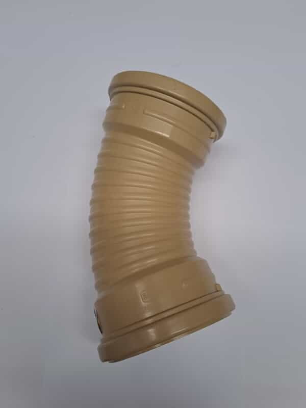 Bend ribbed 45 deg