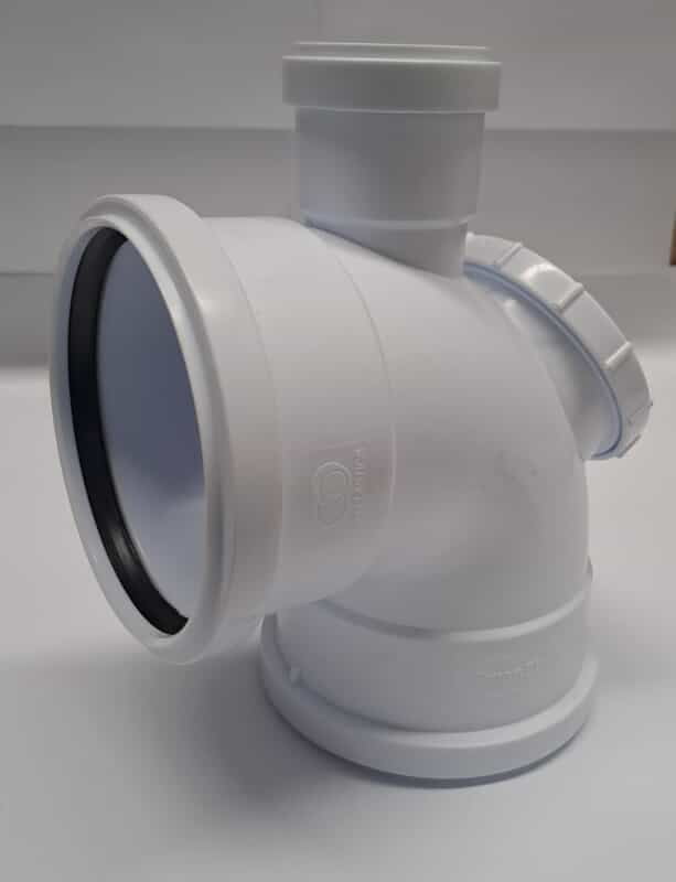 Bend vent horn access heel 95 deg 110mm