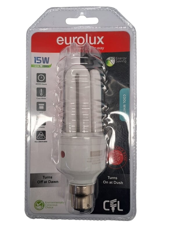 CFL 3U day/night sensor 15w