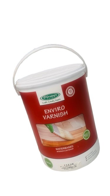 Water based varnish 5l clear