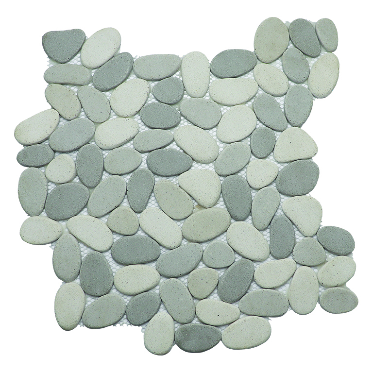 Mosaic resin pebble light mix