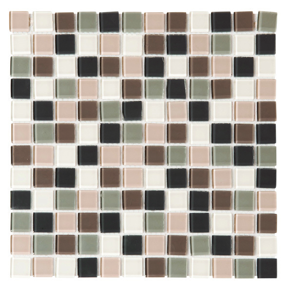 Mosaic crystal glass natural mix