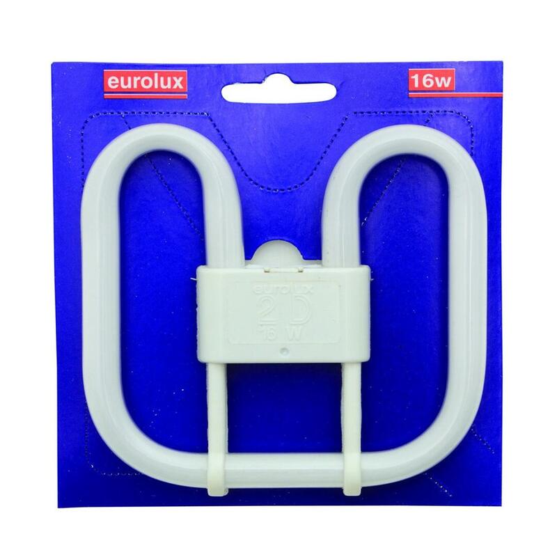 2D Tube 16w 2 pin 3500k eurolux