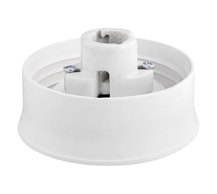Gallery porcelain lamp holder 8 inch Gallery porcelain lamp holder 8 inch