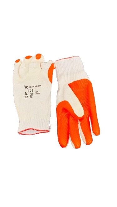 Gloves crayfish gray