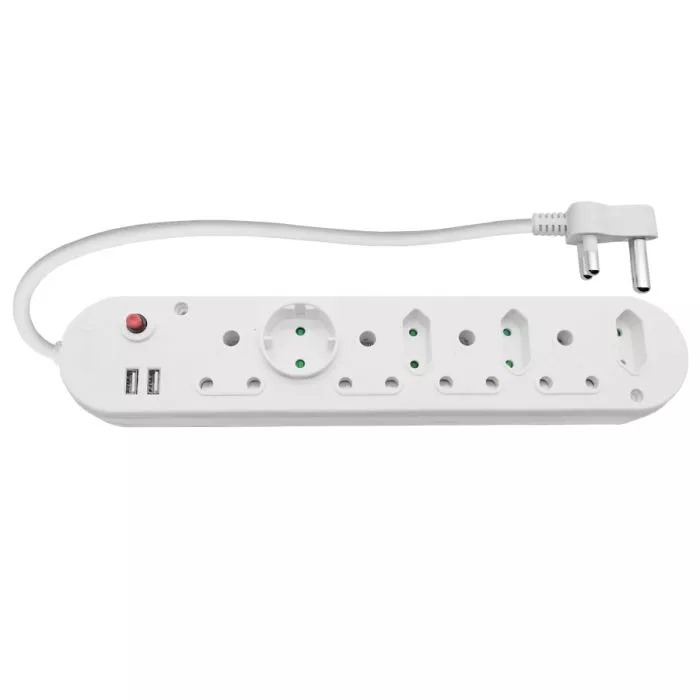 Multiplug cord 4 x 16a 4 x 5a with switch