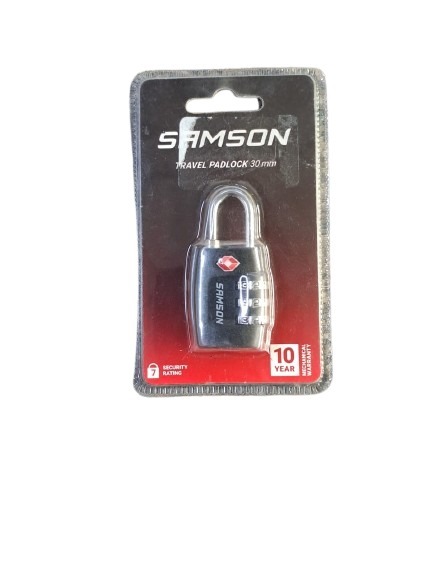 Samson p/lock TSA Travel lock 30mm