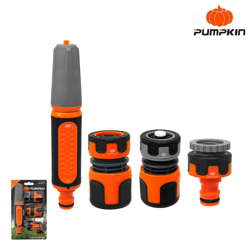 4pcs rubber covered watering nozzle with connector set 4pcs rubber covered watering nozzle with connector set