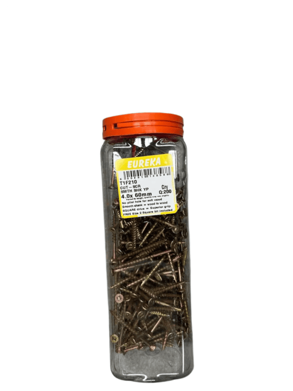 Cut screw full threads 4.0X60mm