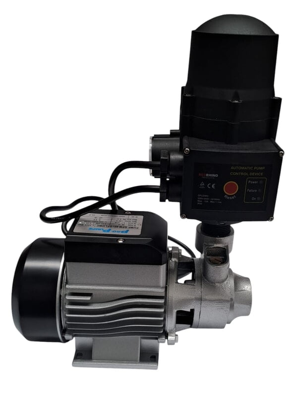 Single phase periph + flow control switch