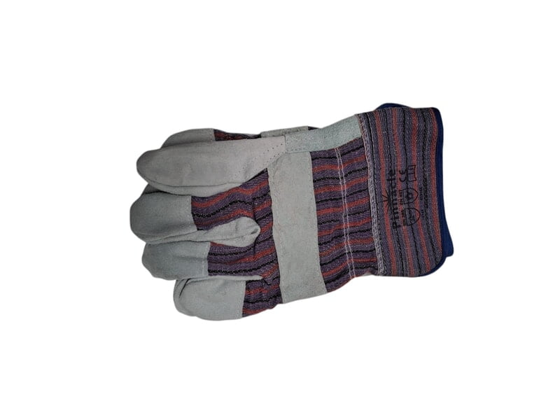 Gloves leather candy strip 1001