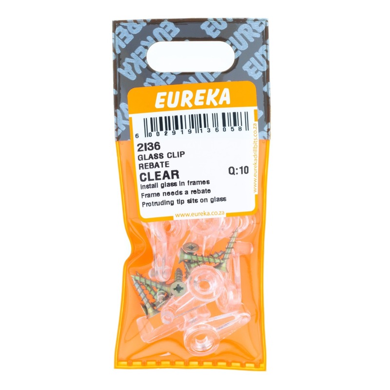 Clear glass clip