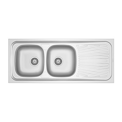 Double bowl sink