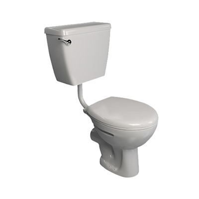Lower level toilet