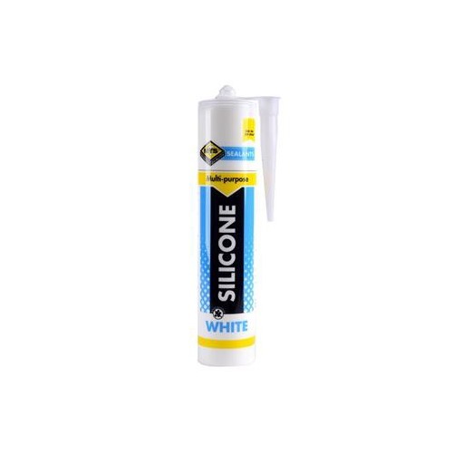 White sealant silicone