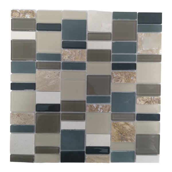 Mosaic glazed chechered mix