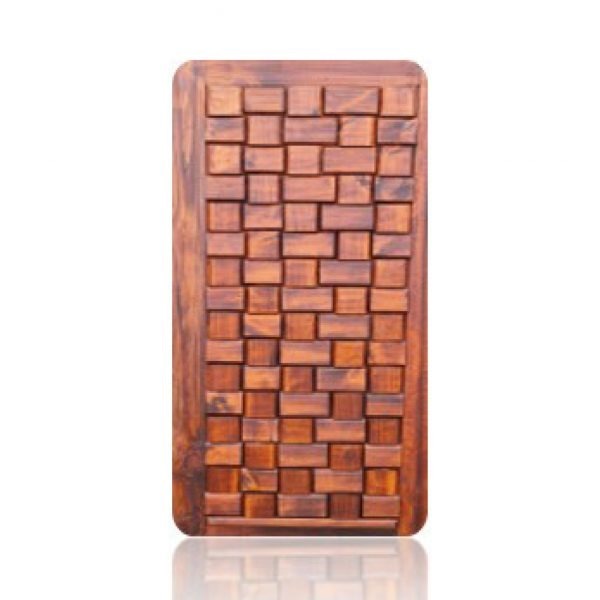 Paving brick pivot door