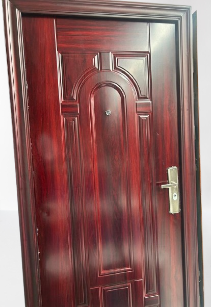 Steel door burgundy 1970*860**50MM Steel door burgundy 1970*860**50MM